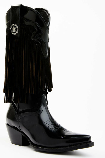 Idyllwind Trooper Fringe Western Boots - Snip Toe
