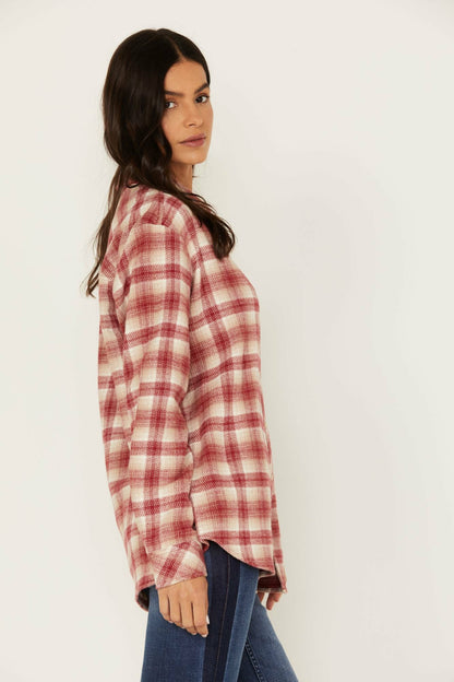 Idyllwind Plaid Print Roby Flannel Top