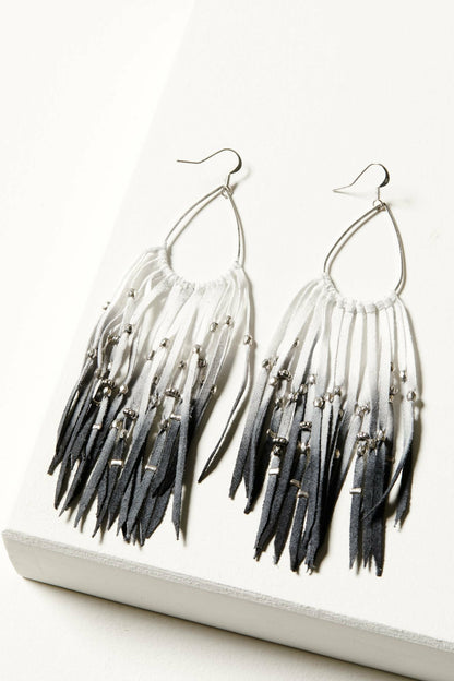 Idyllwind Rolynn Leather Ombre Studded Earrings