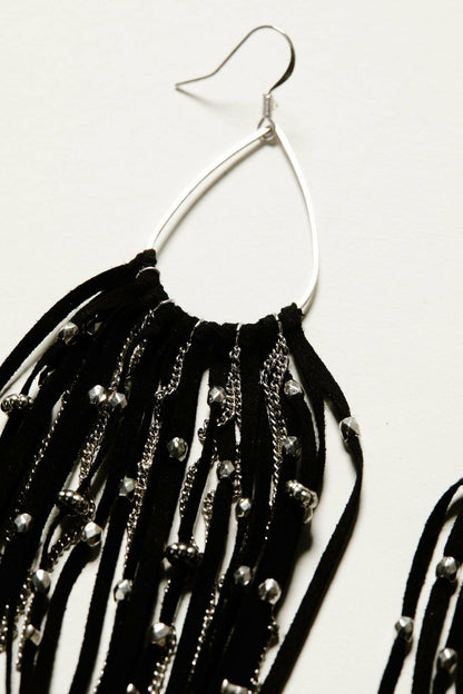 Idyllwind Harrow Black Fringe Earrings