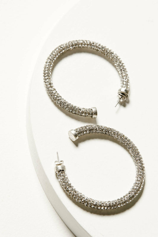 Idyllwind Avalon Silver Hoop Earrings