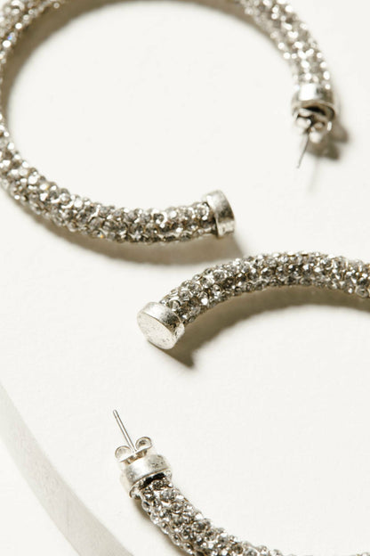 Idyllwind Avalon Silver Hoop Earrings