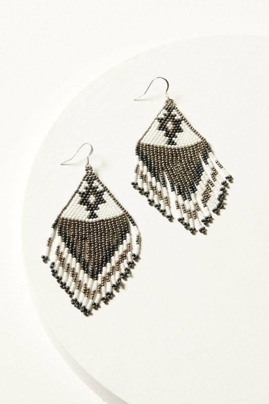Idyllwind Bianco Beaded Earrings
