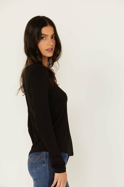 Idyllwind Quitman Studded Henley Top