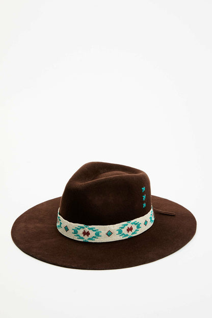 Idyllwind Oxbow Beaded Wool Felt Western Hat