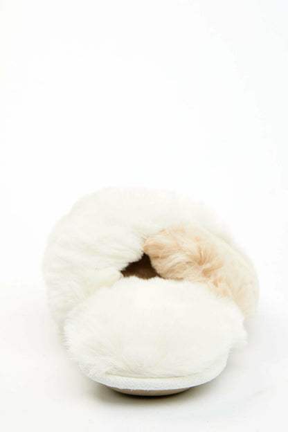 Idyllwind Aspen Cream Faux Fur Slippers