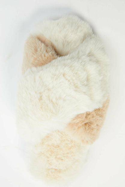 Idyllwind Aspen Cream Faux Fur Slippers