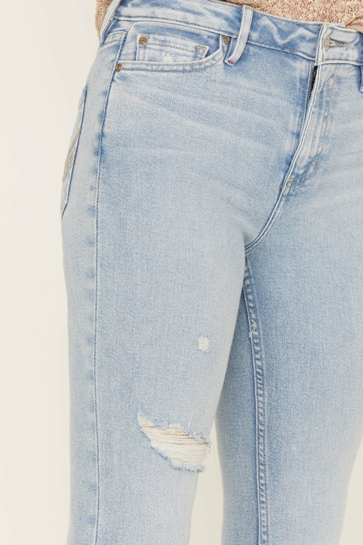 Idyllwind Melbourne Medium Wash High Risin Distressed Bootcut Jeans
