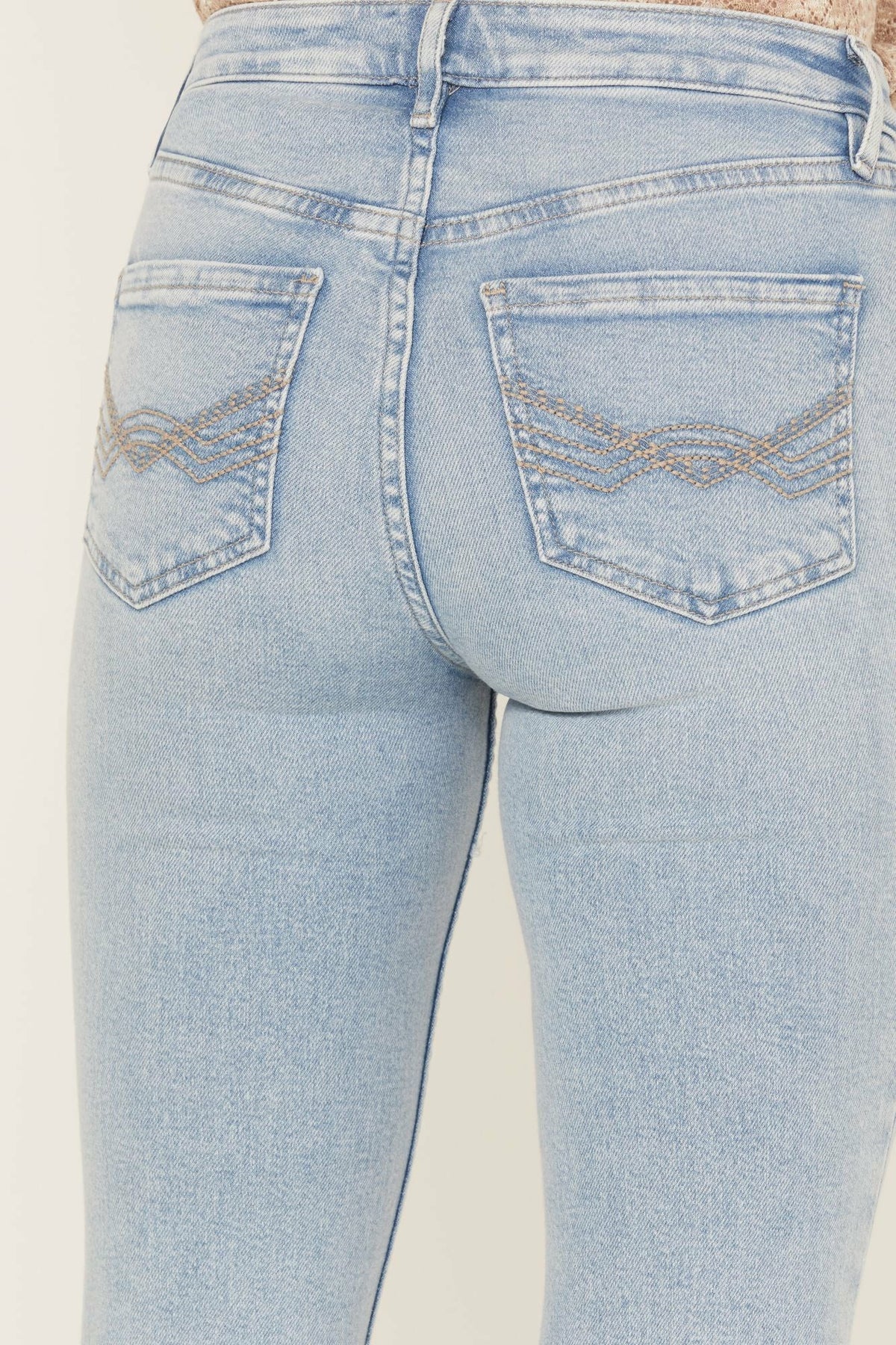 Idyllwind Melbourne Medium Wash High Risin Distressed Bootcut Jeans