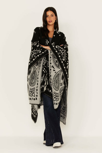 Idyllwind Kyle Bandana Print Blanket Shawl