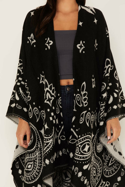 Idyllwind Kyle Bandana Print Blanket Shawl