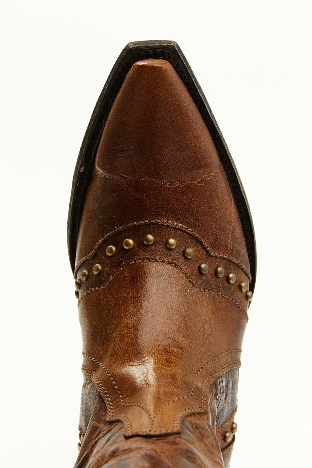 Idyllwind Straight Up Orix Goat Studded Leather Tall Western Boots - Snip Toe