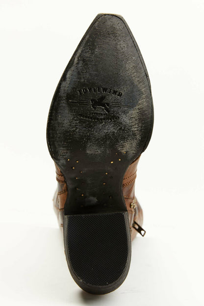 Idyllwind Straight Up Orix Goat Studded Leather Tall Western Boots - Snip Toe