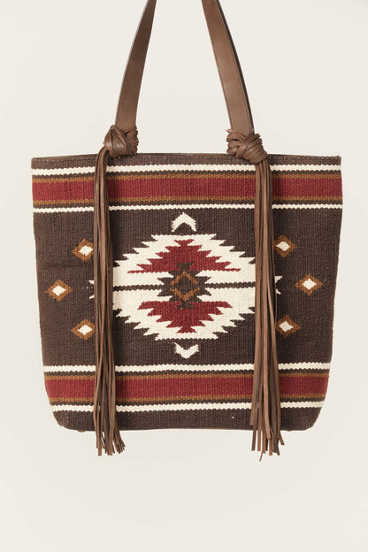 Idyllwind Antioch Pike Fringe Tote Handbag