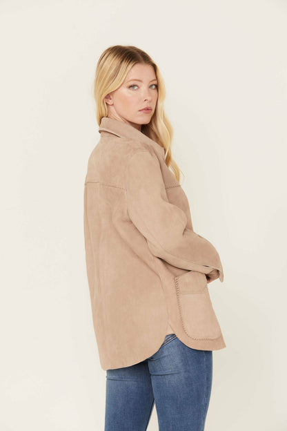Idyllwind Daiseta Suede Shacket Jacket