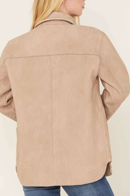 Idyllwind Daiseta Suede Shacket Jacket