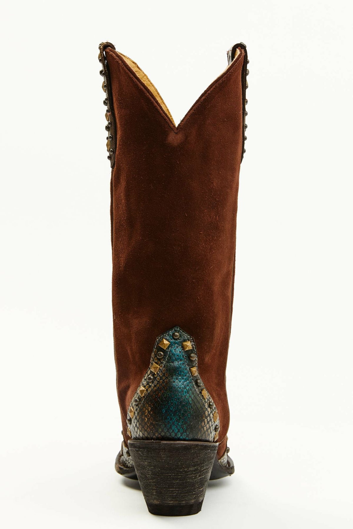Idyllwind Leap Snake Suede Leather Western Boots - Snip Toe