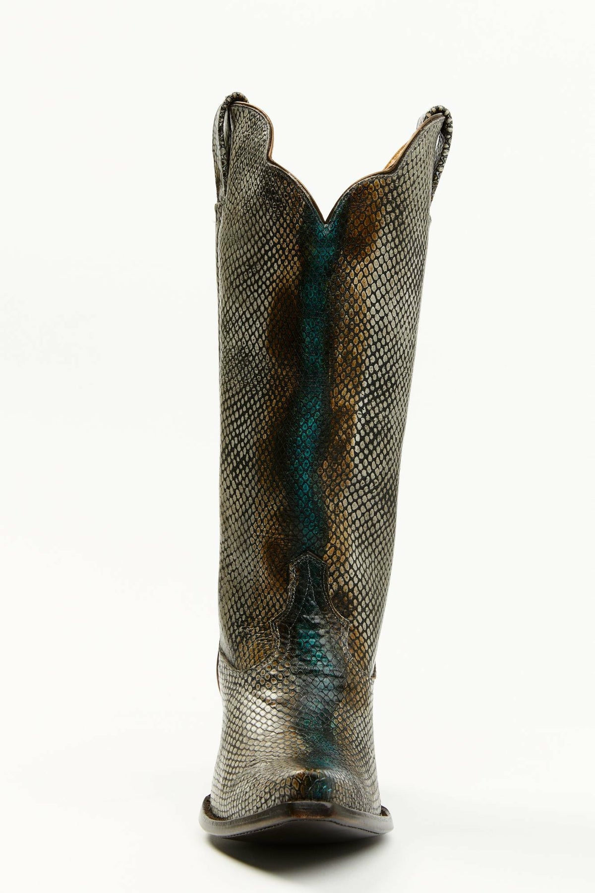 Idyllwind Strut Snake Print Leather Western Boots - Snip Toe