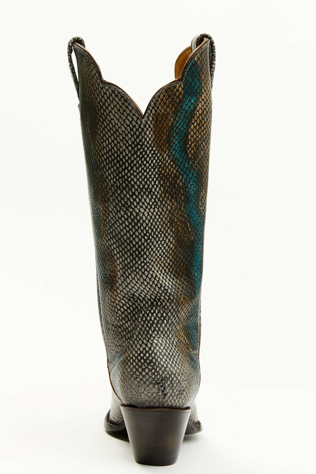 Idyllwind Strut Snake Print Leather Western Boots - Snip Toe