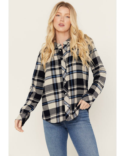 Idyllwind Woodlands Feather Light Plaid Western Top