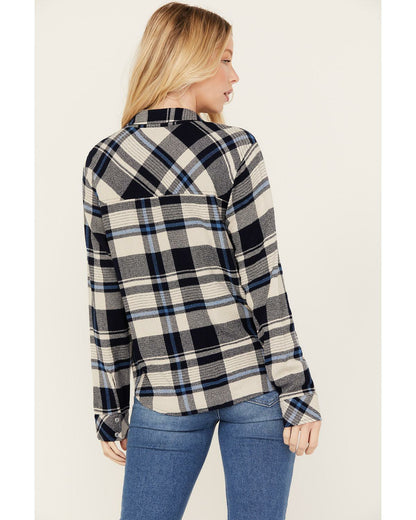 Idyllwind Woodlands Feather Light Plaid Western Top