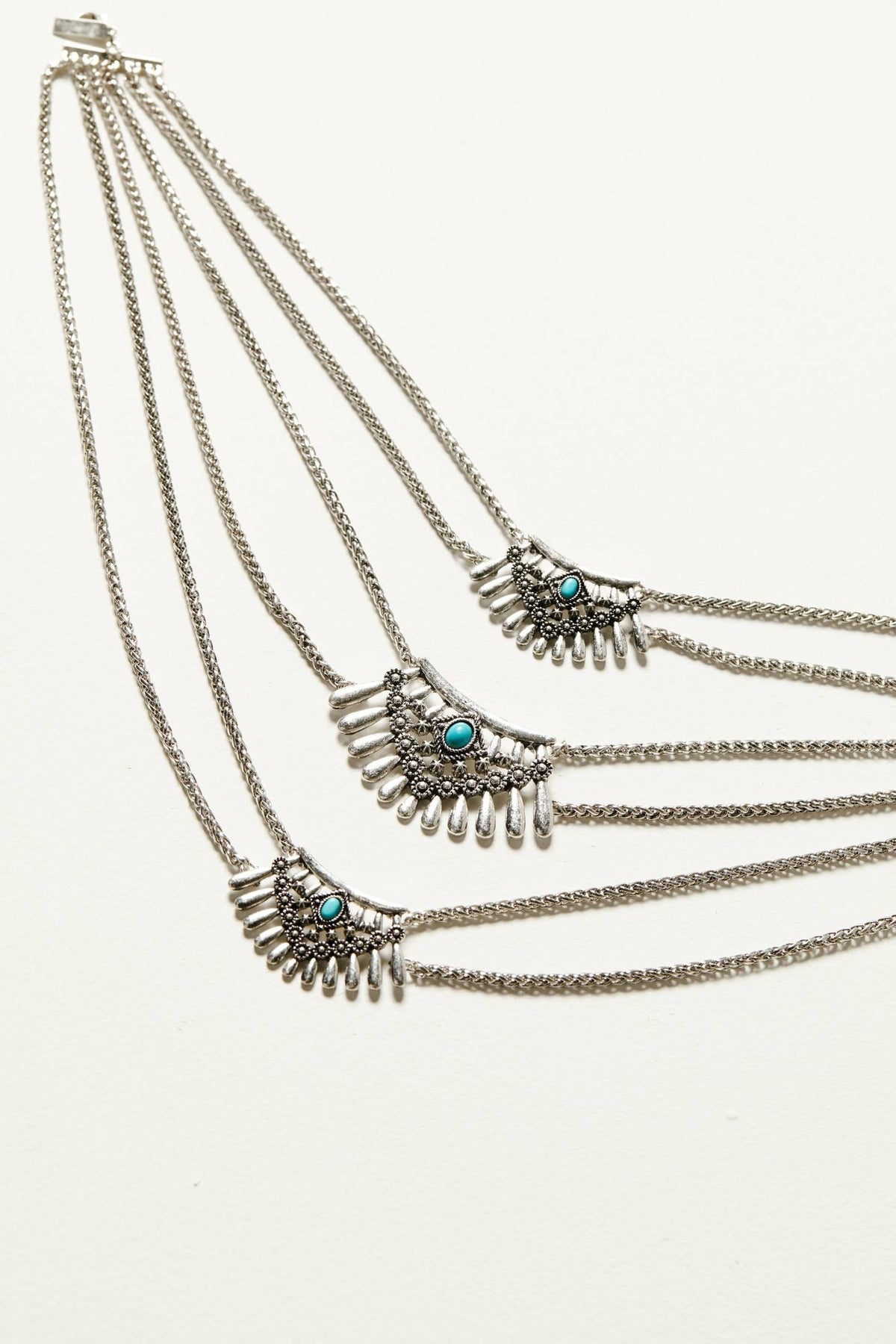 Idyllwind Montgomery Silver Multi-Strand Necklace