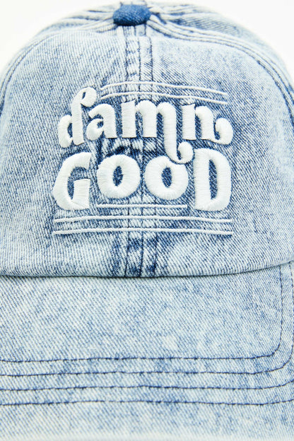 Idyllwind Damn Good Denim Baseball Hat