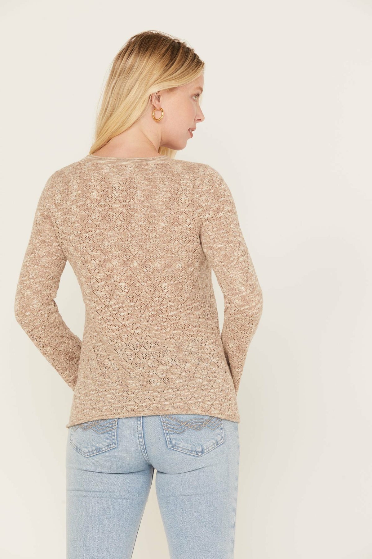 Idyllwind Ranger Pointelle Henley Top