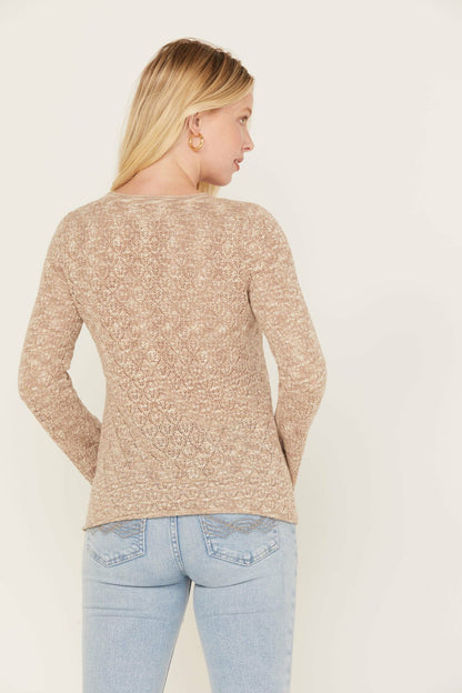 Idyllwind Ranger Pointelle Henley Top