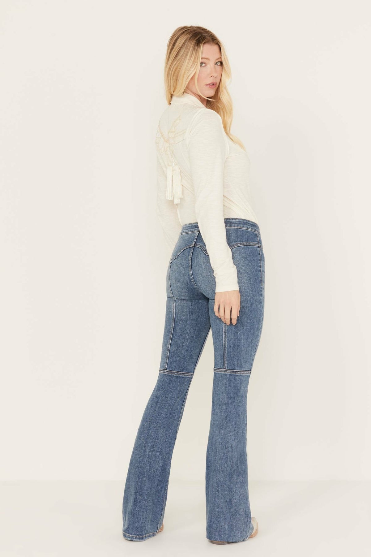 Idyllwind Copper Ridge Low Rise Lace Up Flare Jeans