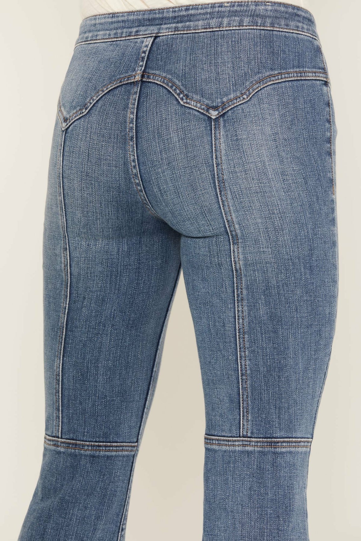 Idyllwind Copper Ridge Low Rise Lace Up Flare Jeans