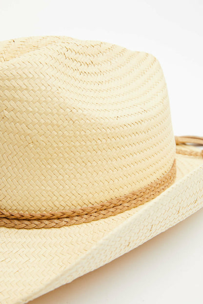 Idyllwind Pioneer Lane Natural Western Straw Hat