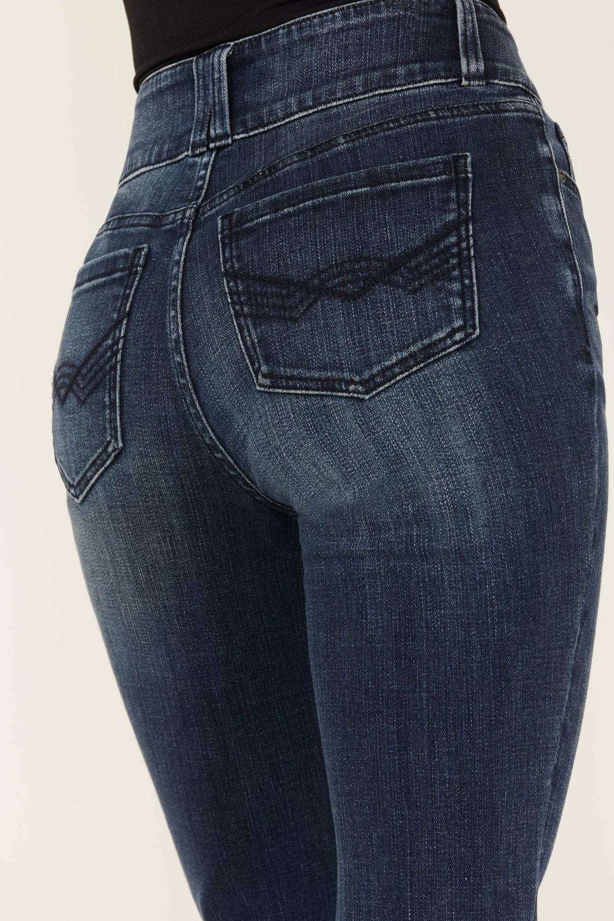 Idyllwind Somerhill Outlaw High Rise Bootcut Button Fly Stretch Denim Jeans
