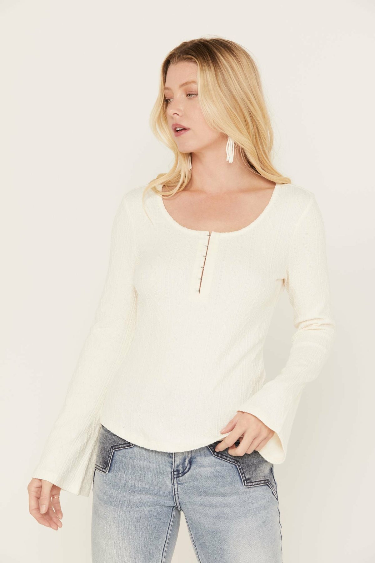 Idyllwind Wade Long Sleeve Henley Top