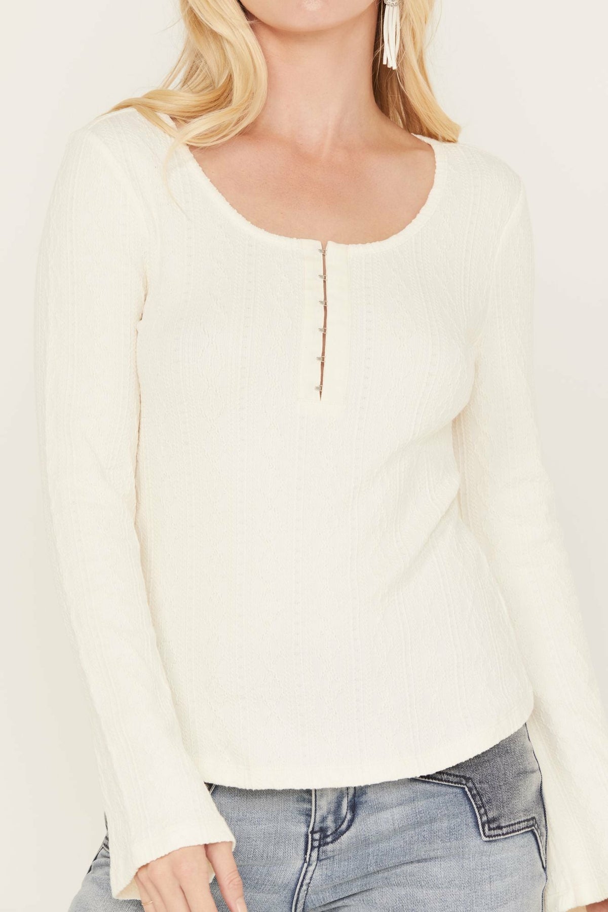 Idyllwind Wade Long Sleeve Henley Top