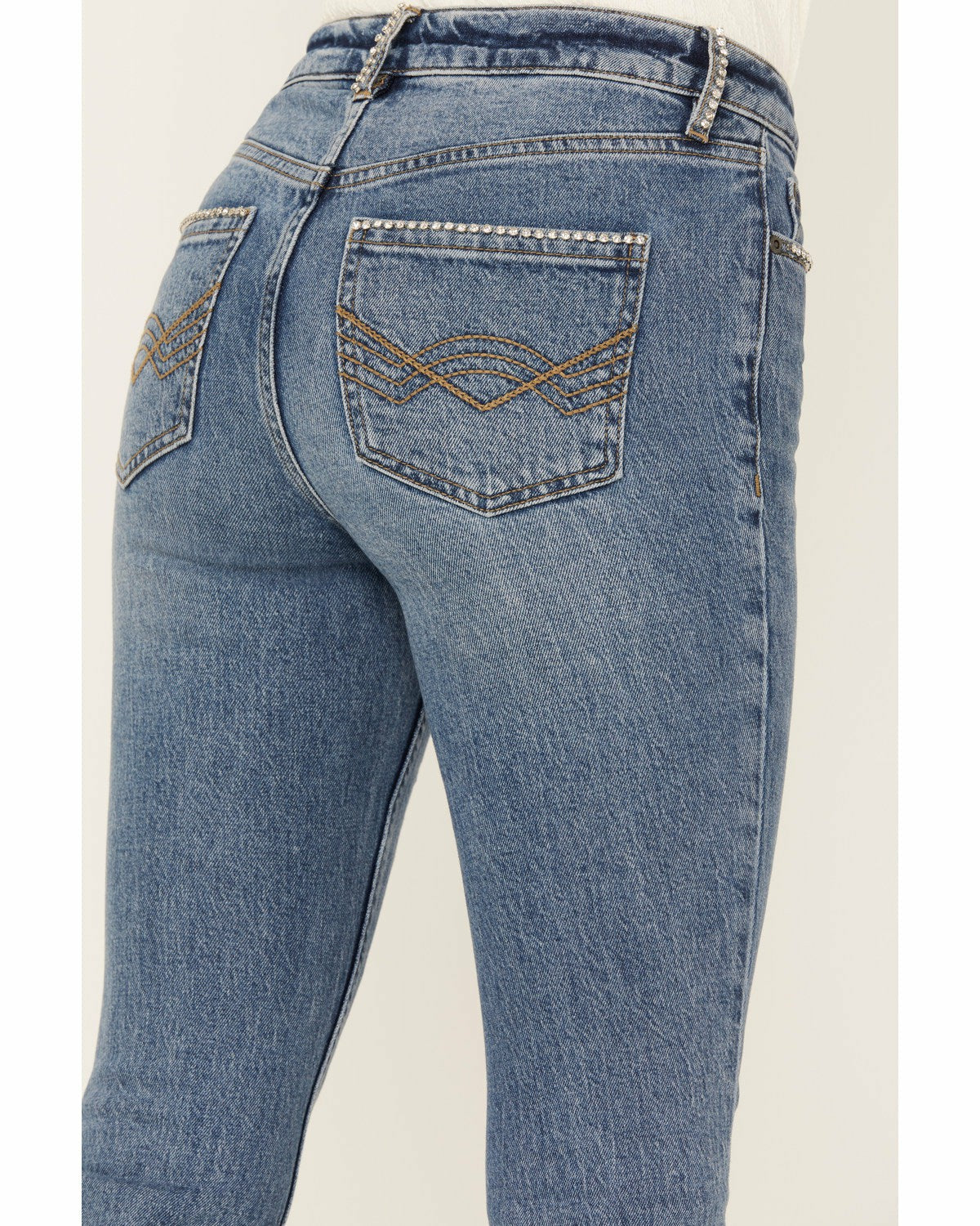 Idyllwind Foxwood High Risin' Rhinestone Flare Jeans