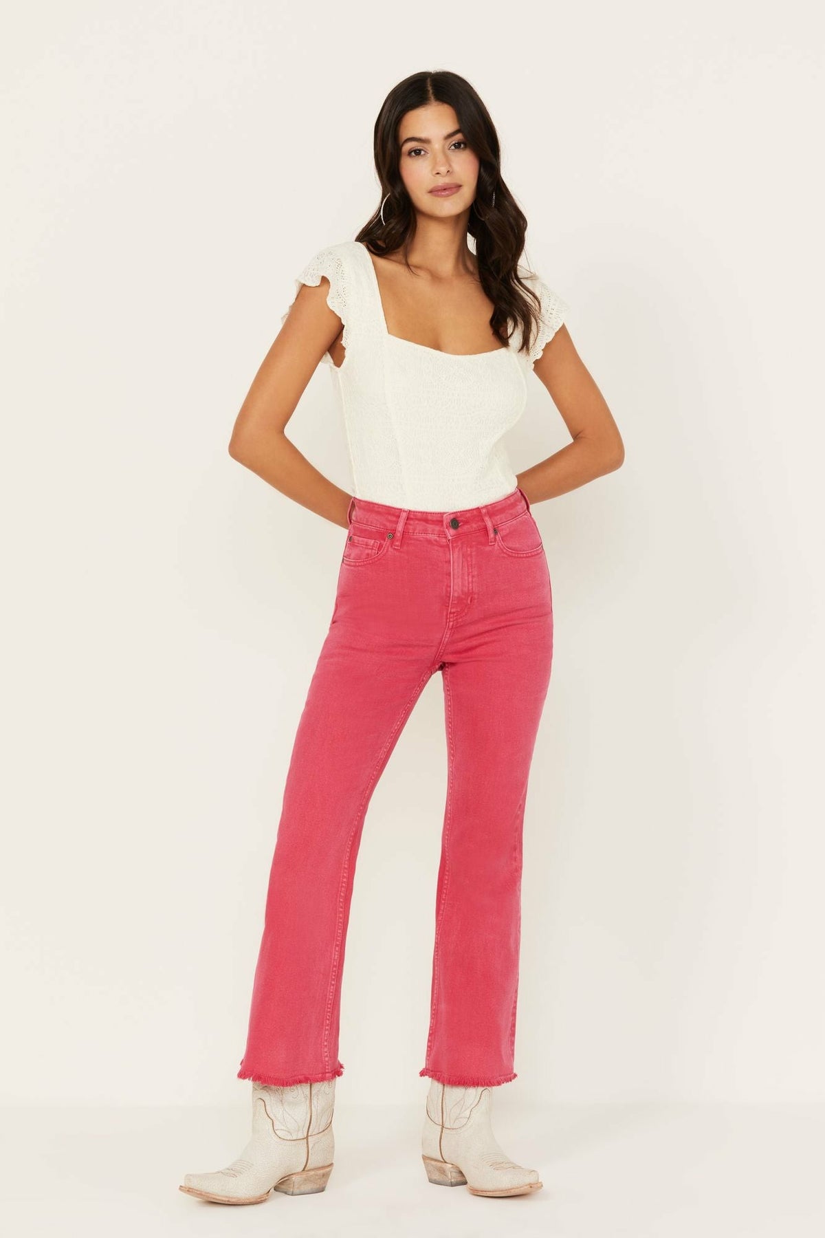 Idyllwind Cherry High Risin Kick Stretch Flare Jeans