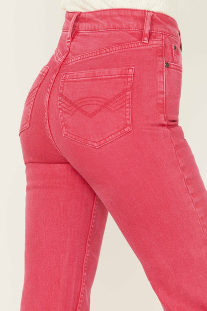 Idyllwind Cherry High Risin Kick Stretch Flare Jeans