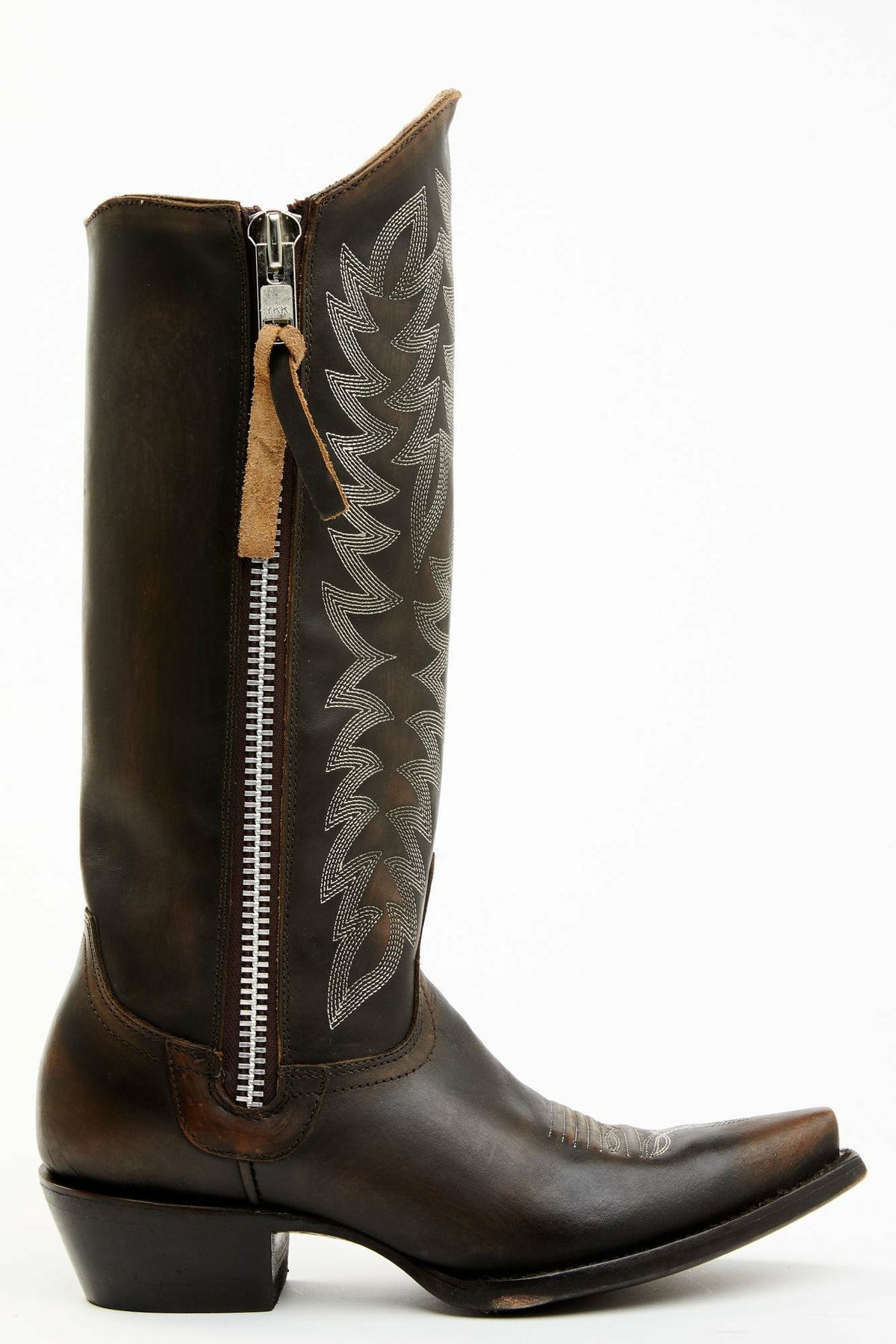 Idyllwind Latigo Side Zip Distressed Tall Western Boot - Snip Toe