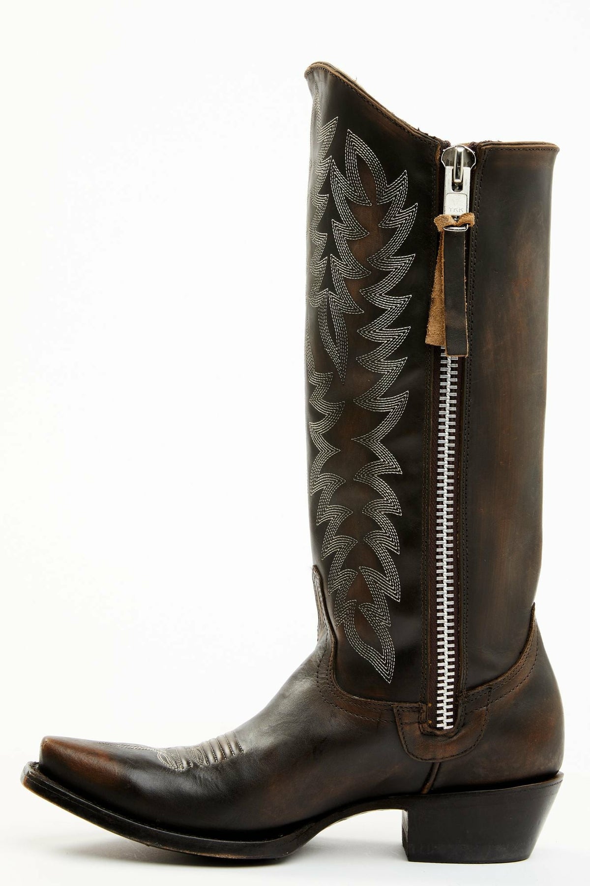 Idyllwind Latigo Side Zip Distressed Tall Western Boot - Snip Toe