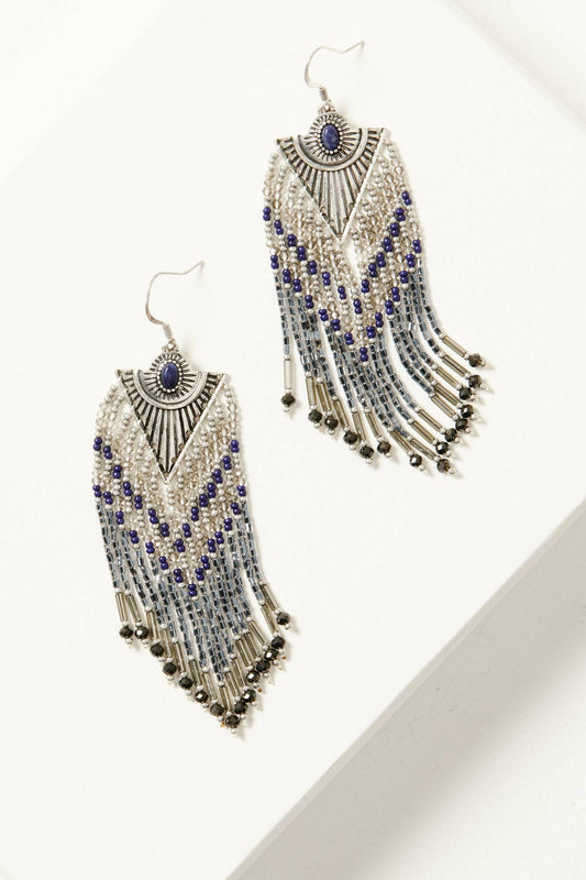 Idyllwind Lenox Beaded-Fringe Earrings