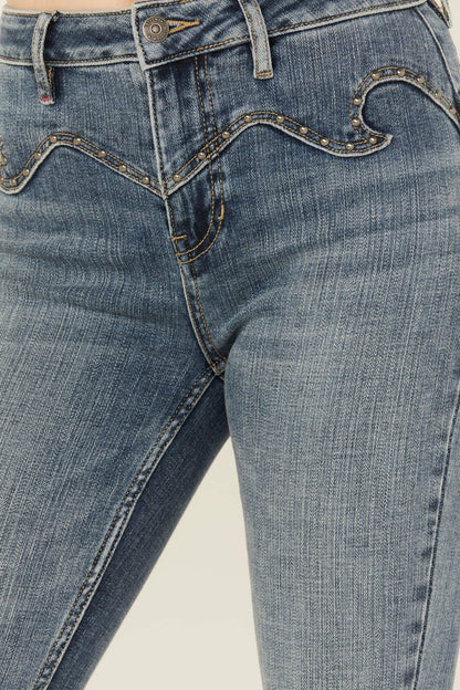 Idyllwind Beasley Gypsy High Rise Western Yoke Stretch Bootcut Jeans