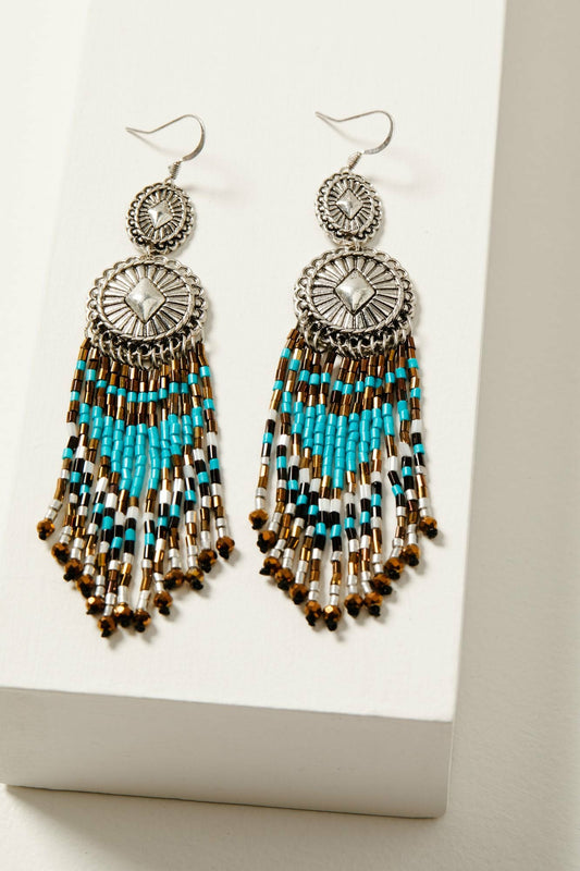 Idyllwind Caballero Turquoise Fringe Earrings