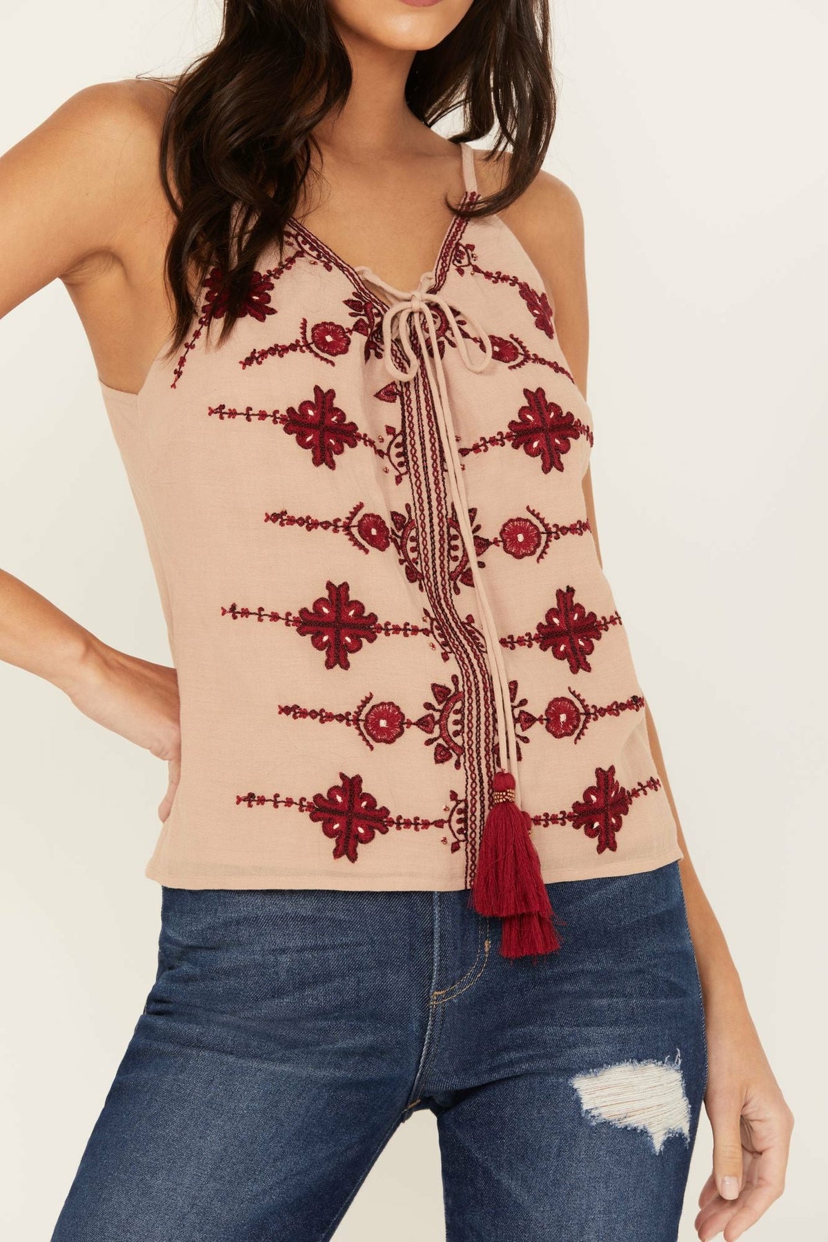 Idyllwind Laurel Embroidered Tank