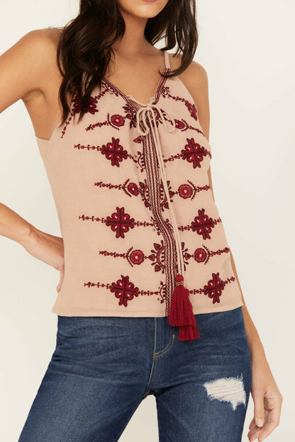 Idyllwind Laurel Embroidered Tank
