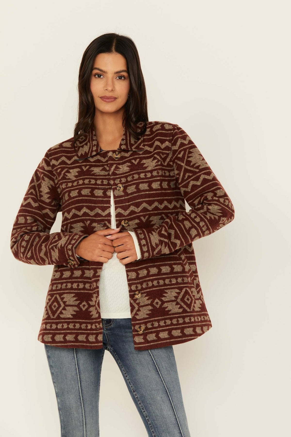 Idyllwind Marie Southwestern Print Shacket