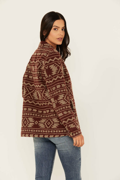 Idyllwind Marie Southwestern Print Shacket