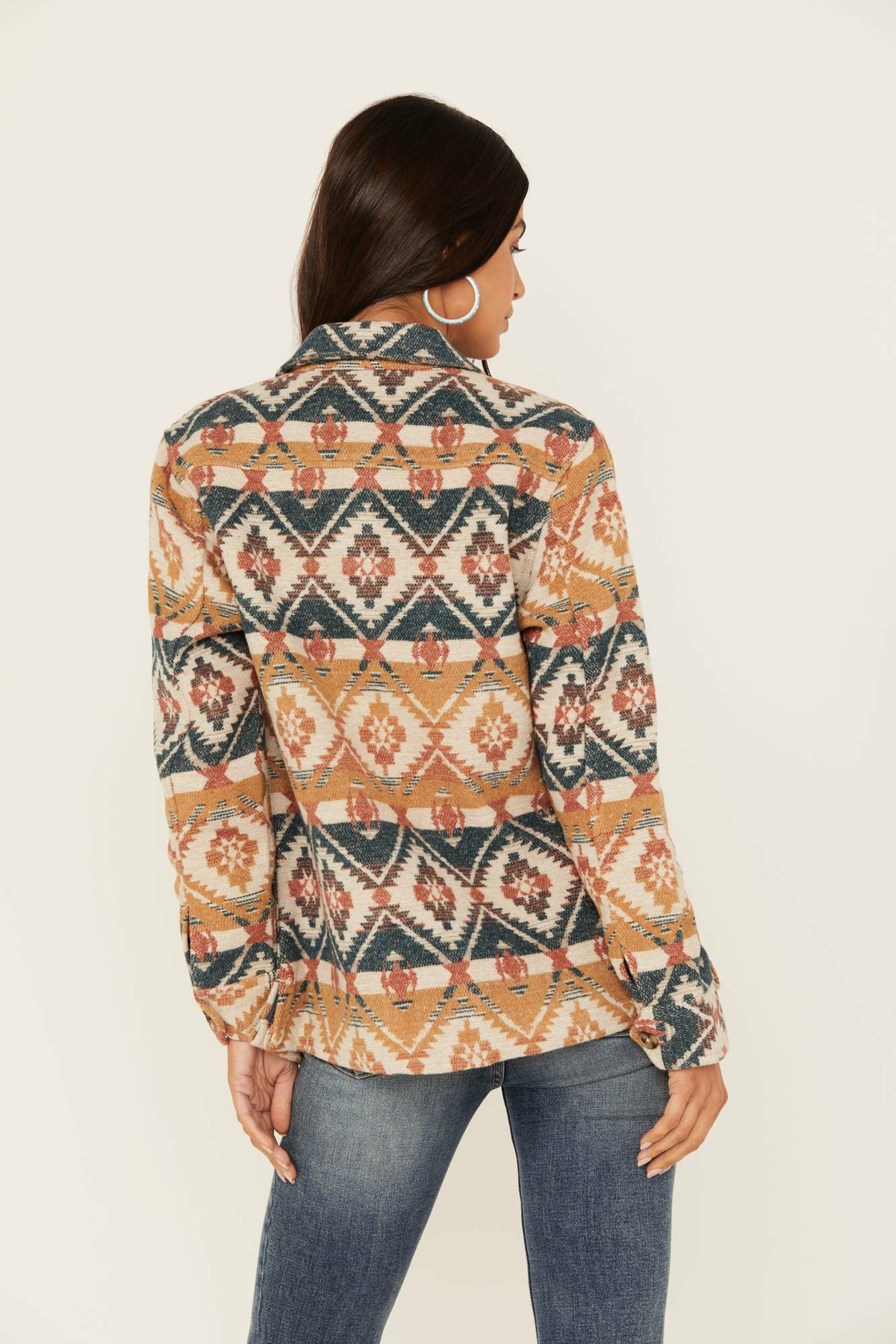 Idyllwind Southwestern Striped Shacket