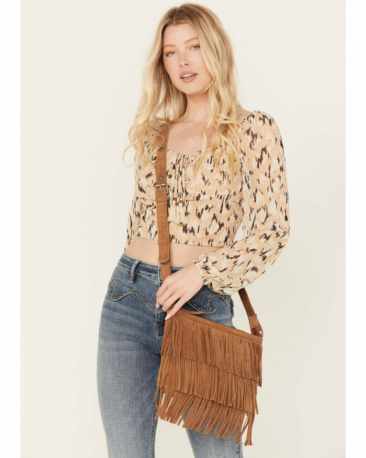Idyllwind Darlington Court Suede Crossbody Handbag