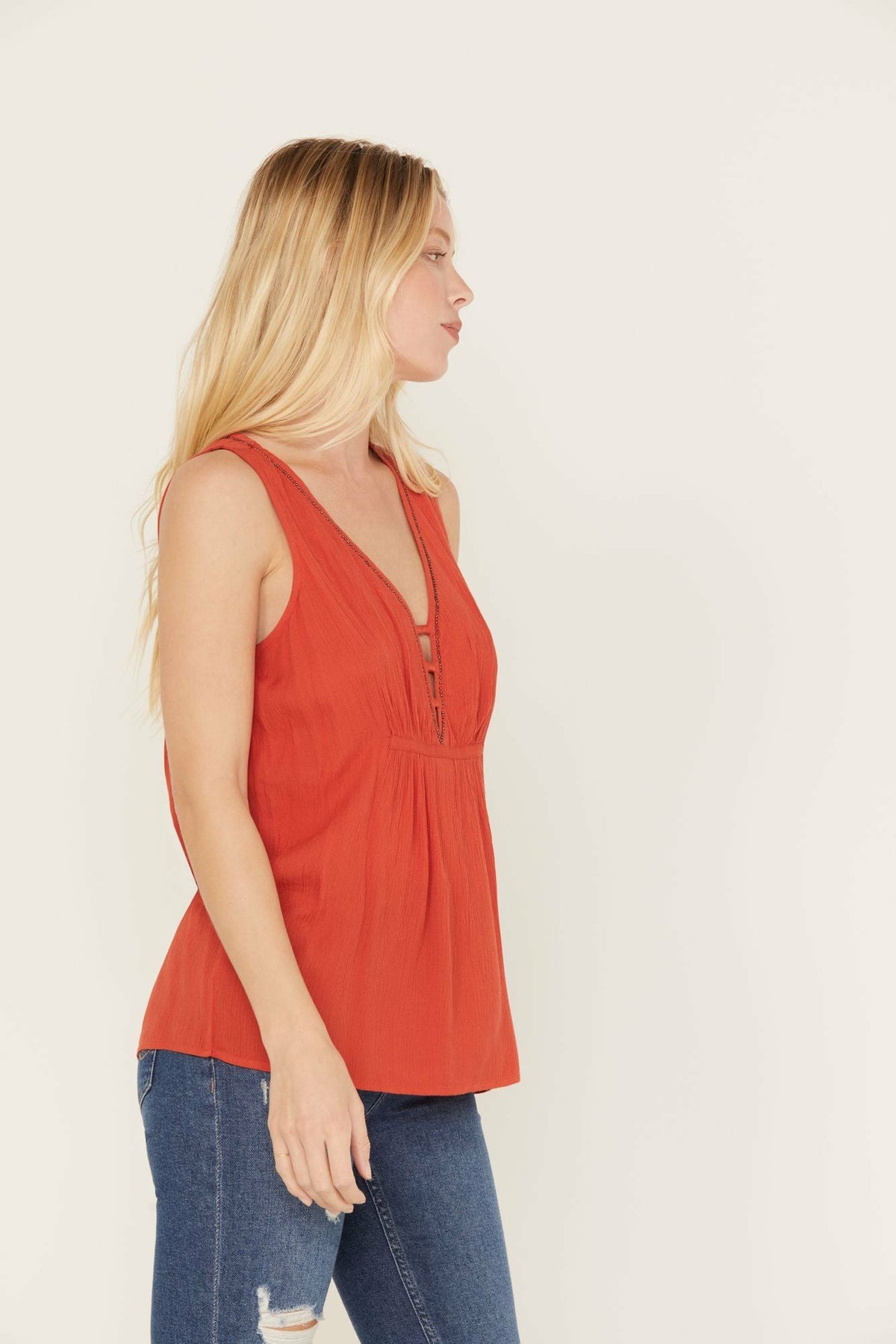 Idyllwind Rowan Embellished Tank Top